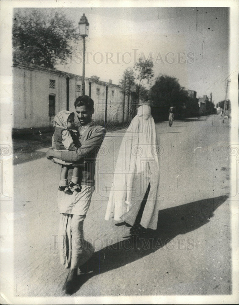 1943 Press Photo WOMEN INDIA - Historic Images