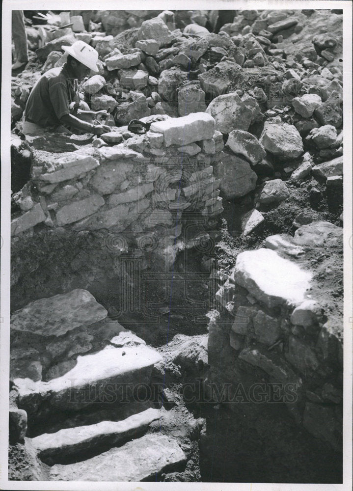 1954 Press Photo Persepolis Expedition Luristan Mount - Historic Images