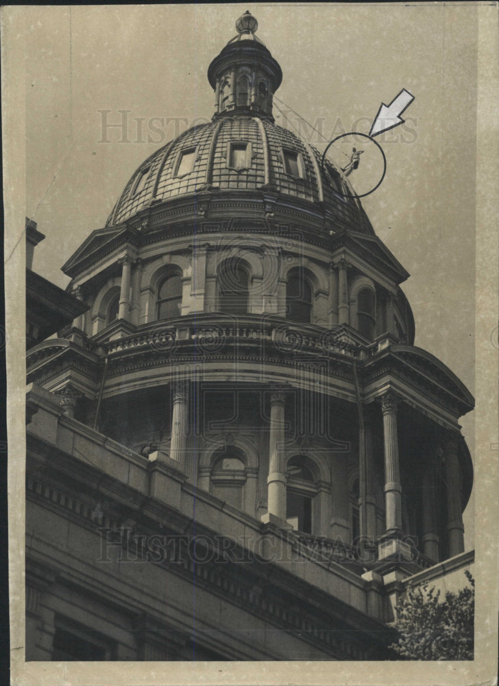 1948 Press Photo J.L.Muessel Statehouse Colorado - Historic Images