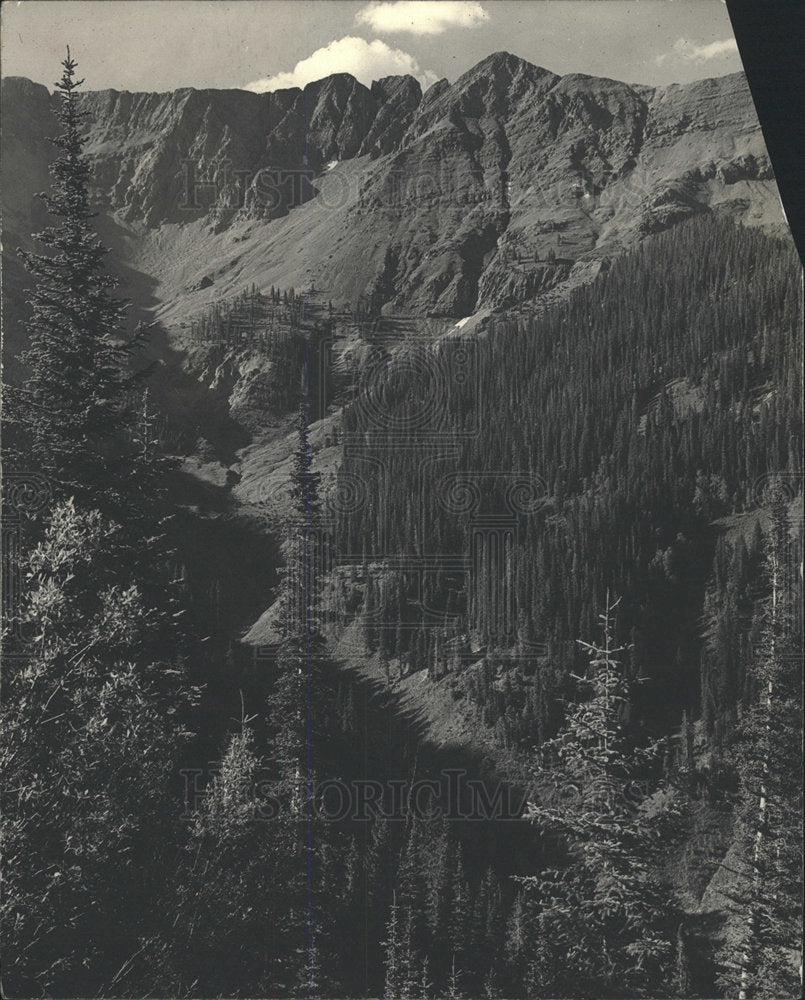 Press Photo La Plata Mountains Colorado - Historic Images