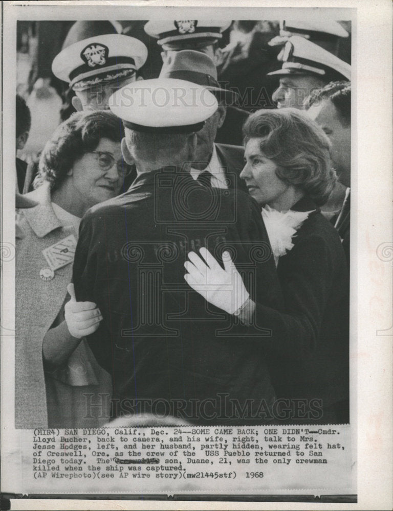 1968 Press Photo USS Pueblo - Historic Images