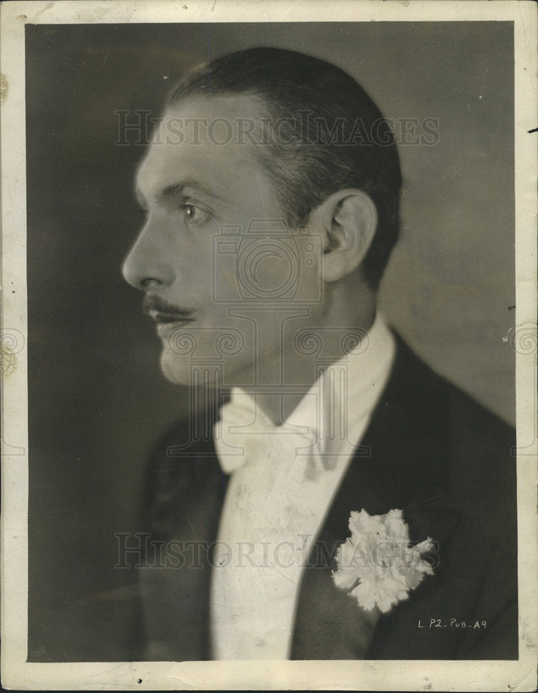 1924 Press Photo Lew Cody American Film Actor Chicago - Historic Images