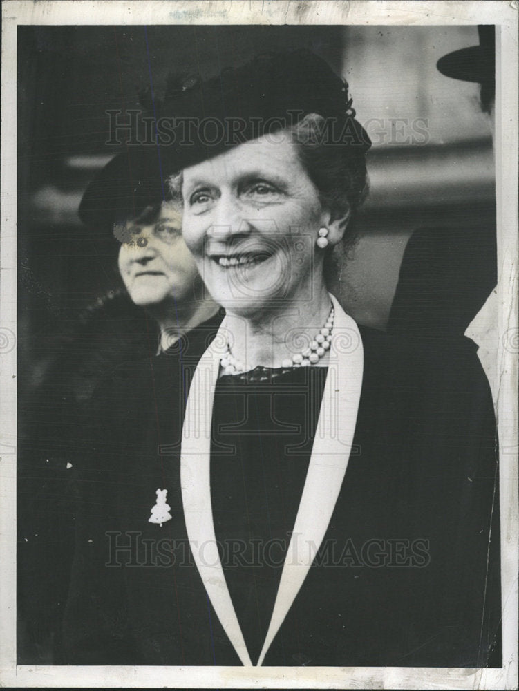 1944 Press Photo Lady Nancy Astor England Parliament - Historic Images