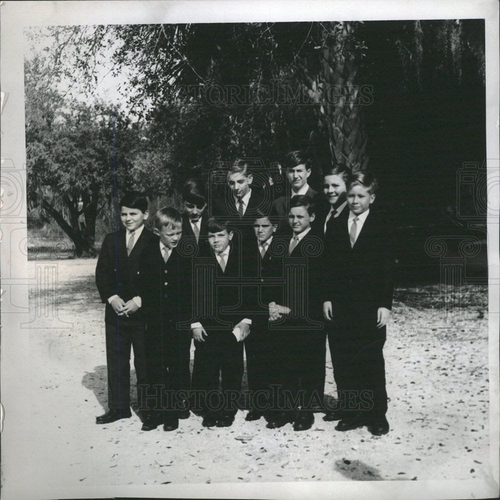 1970 Press Photo Church Confirmation Crystal River - Historic Images