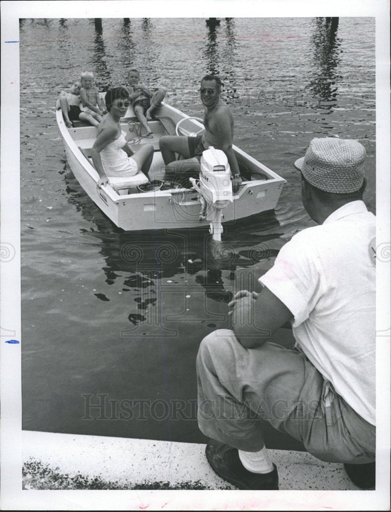 1966 Press Photo Naples boating Recreation water CLL - Historic Images