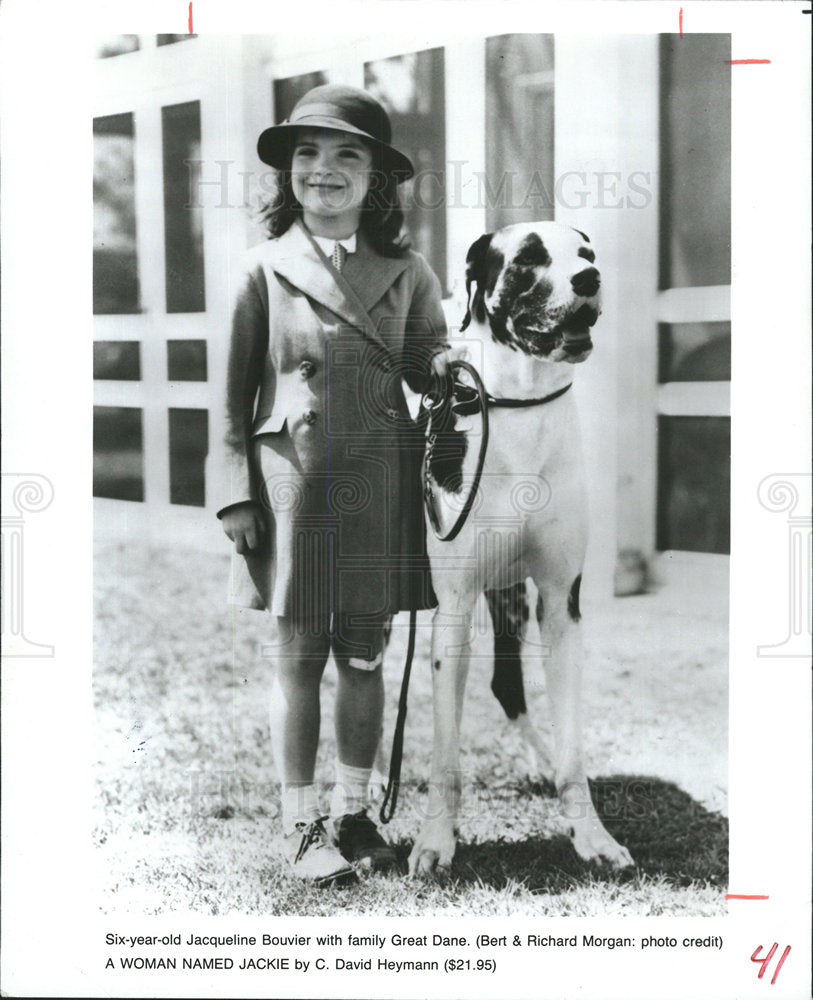 1989 Press Photo Six-year Old Jacqueline Bouvier Dane - Historic Images