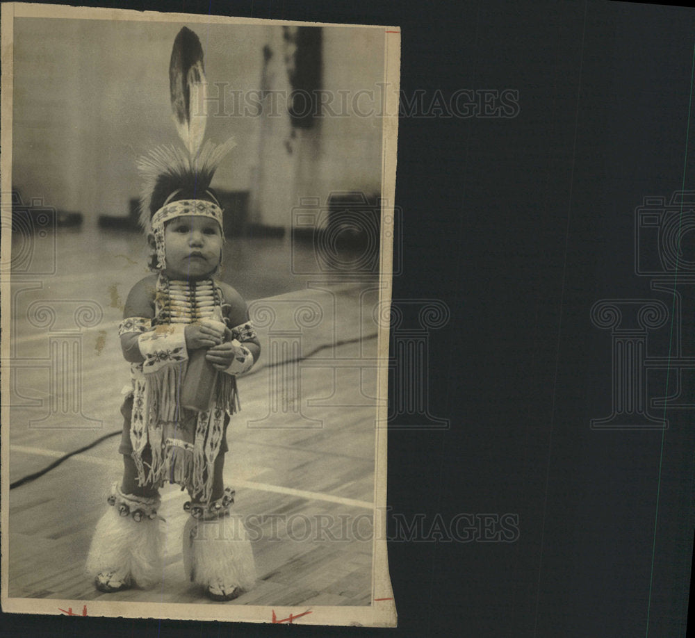 1971 Press Photo Minneapolis Hok Ross Powwow Indian US - Historic Images