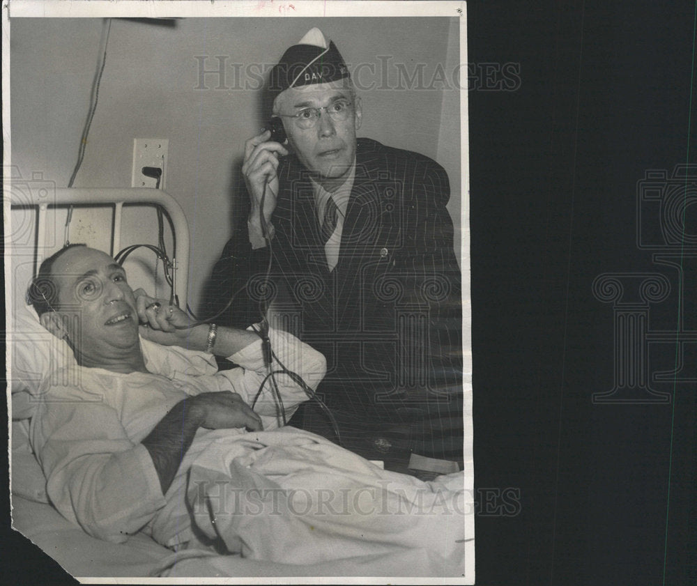 1952 Press Photo William dash Joseph Ryan hospital - Historic Images