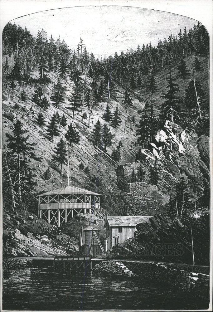 1965 Press Photo Clear Water Creek Canyon Beaver Brook - Historic Images