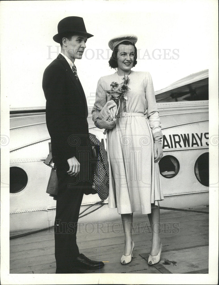 1938 Press Photo Alfred Gywnne Vanderbilt Manuela Maria - Historic Images