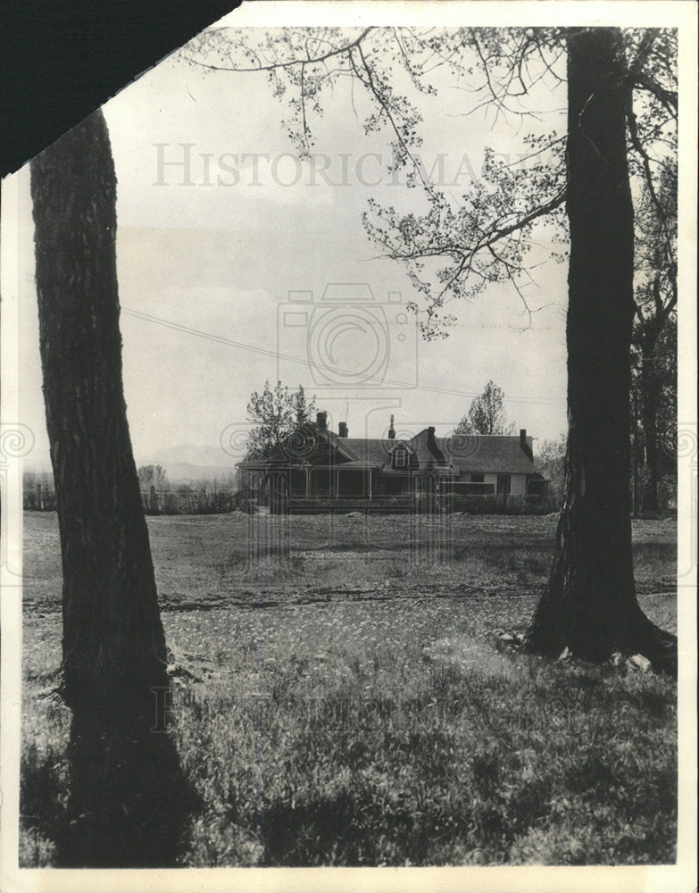 1936 Press Photo Britain Alberta&#39;s Southern foothills - Historic Images