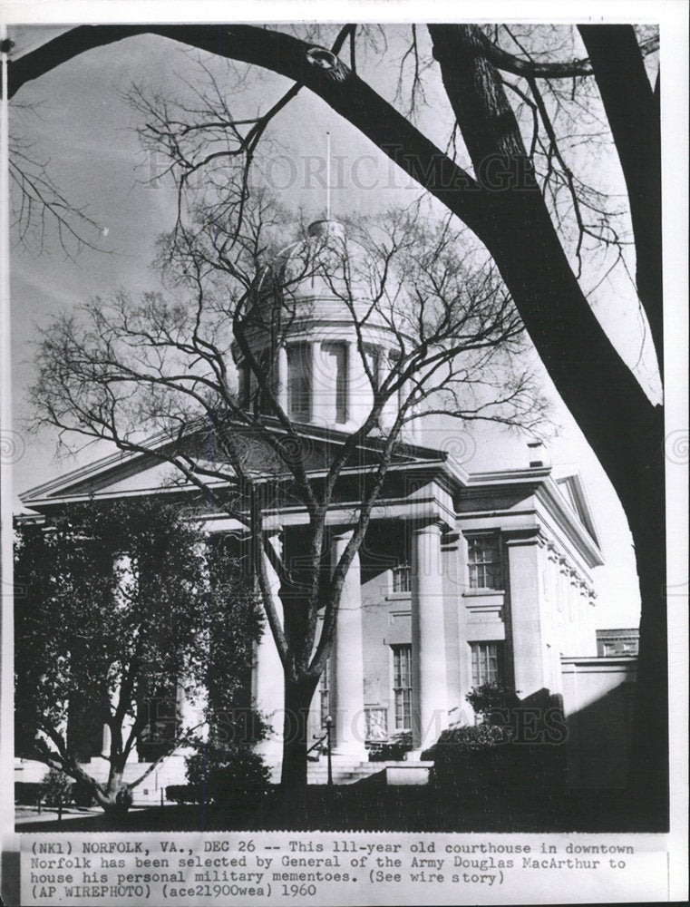 1960 Press Photo Norfolk Independent City Virginia - Historic Images