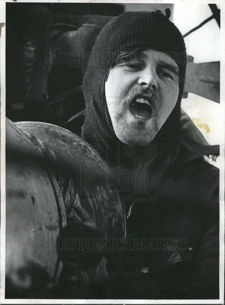 1982 Press Photo William Cavanagh American Oil Driller - Historic Images