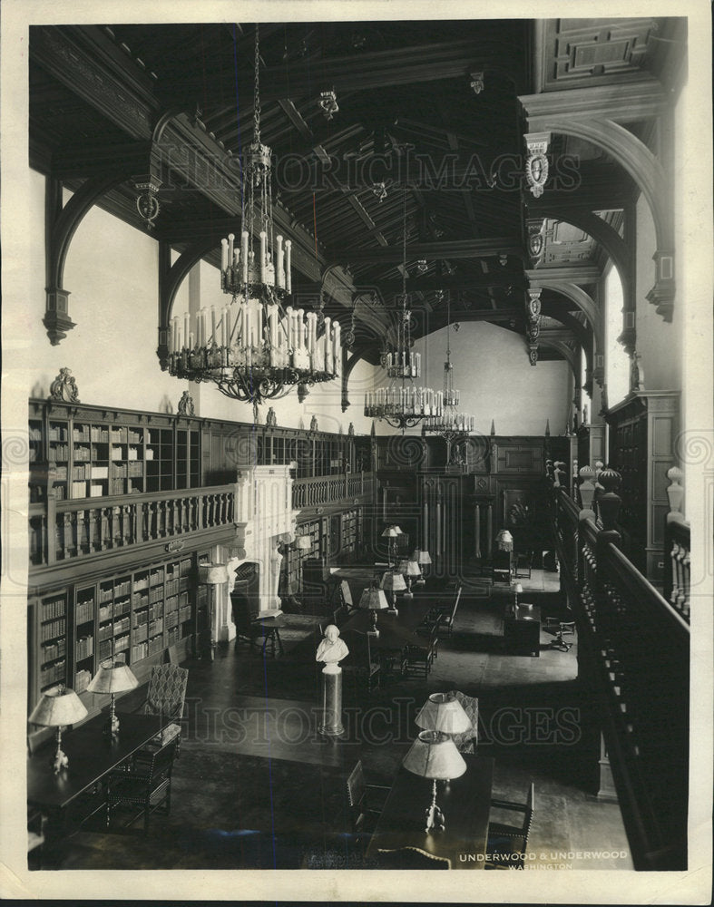 1932 Press Photo Folgers Shakespeare Library Washington - Historic Images