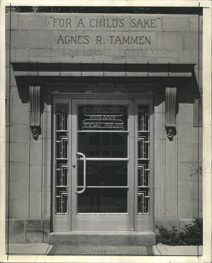 1942 Press Photo Tammen children hospital Agnes Reid - Historic Images