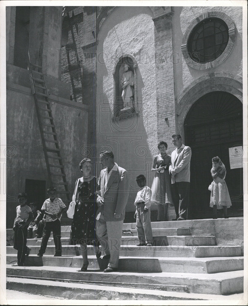 1960 Press Photo Old Juarez, Mexico Mission - Historic Images