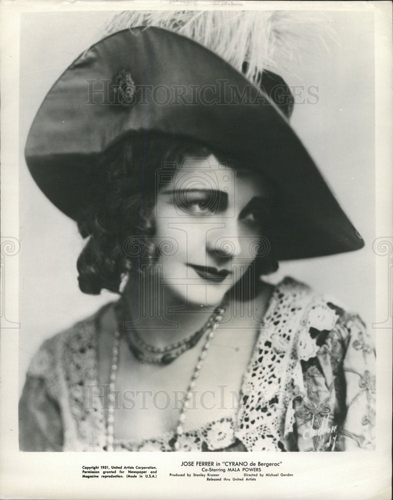 1951 Ingeborg Torrup Stage FIlm Actress - Historic Images