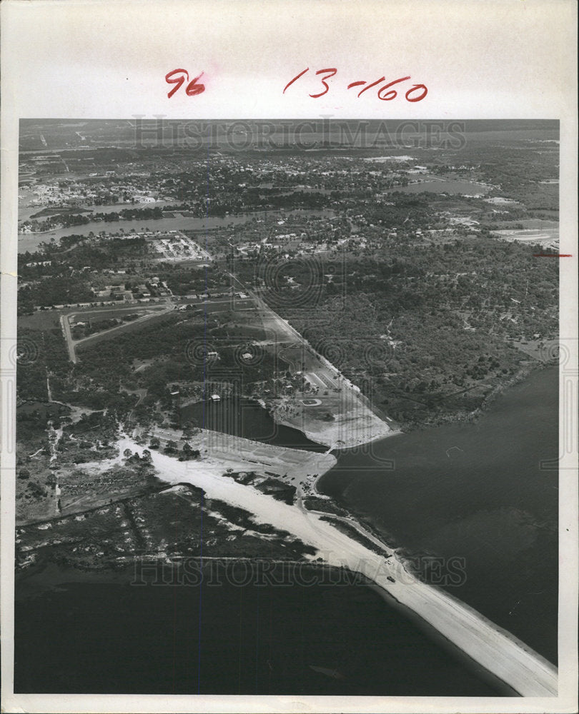 1967 Press Photo Aerial View Howard Park Tarpon Springs - Historic Images