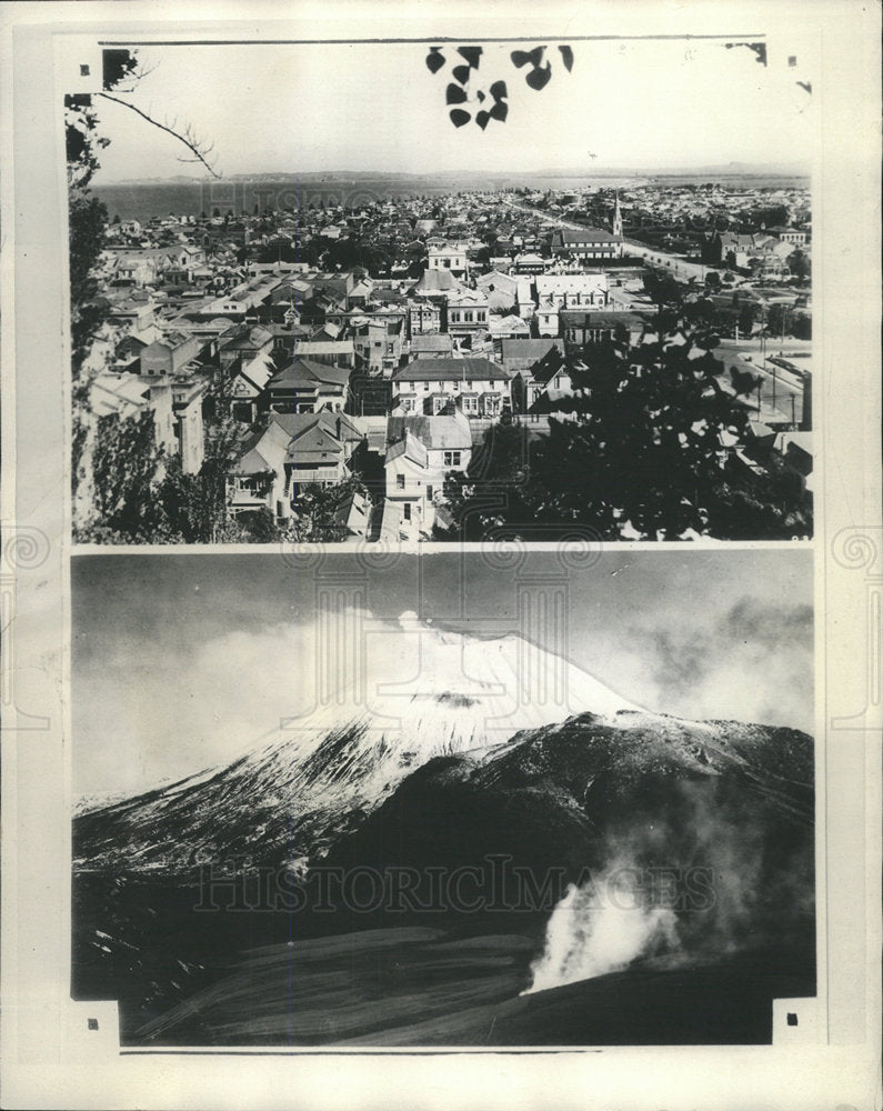 Press Photo Napier Seaport Island City New Zealand - Historic Images