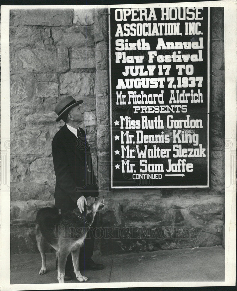 Press Photo Opera House Association Play Festival Mich - Historic Images