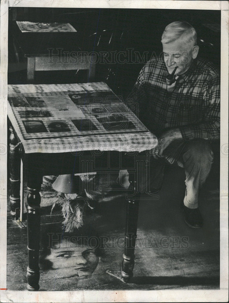 1975 Press Photo George Magor whiskey score Fetch Face - Historic Images