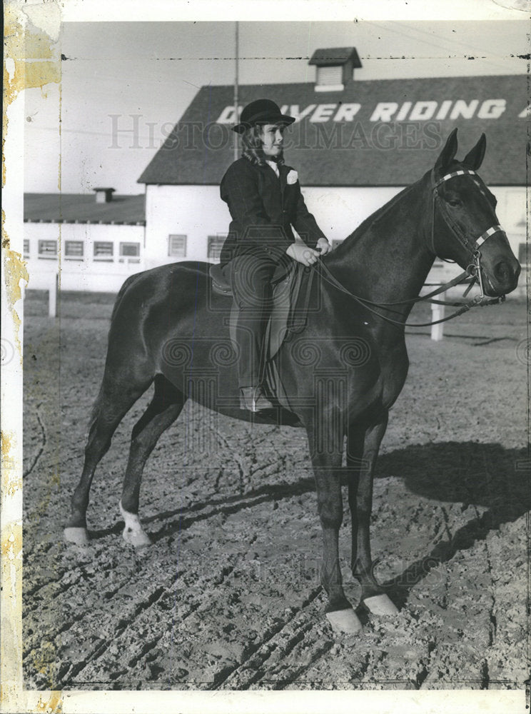 1940 Press Photo Picture of Virginia Hayes. - Historic Images