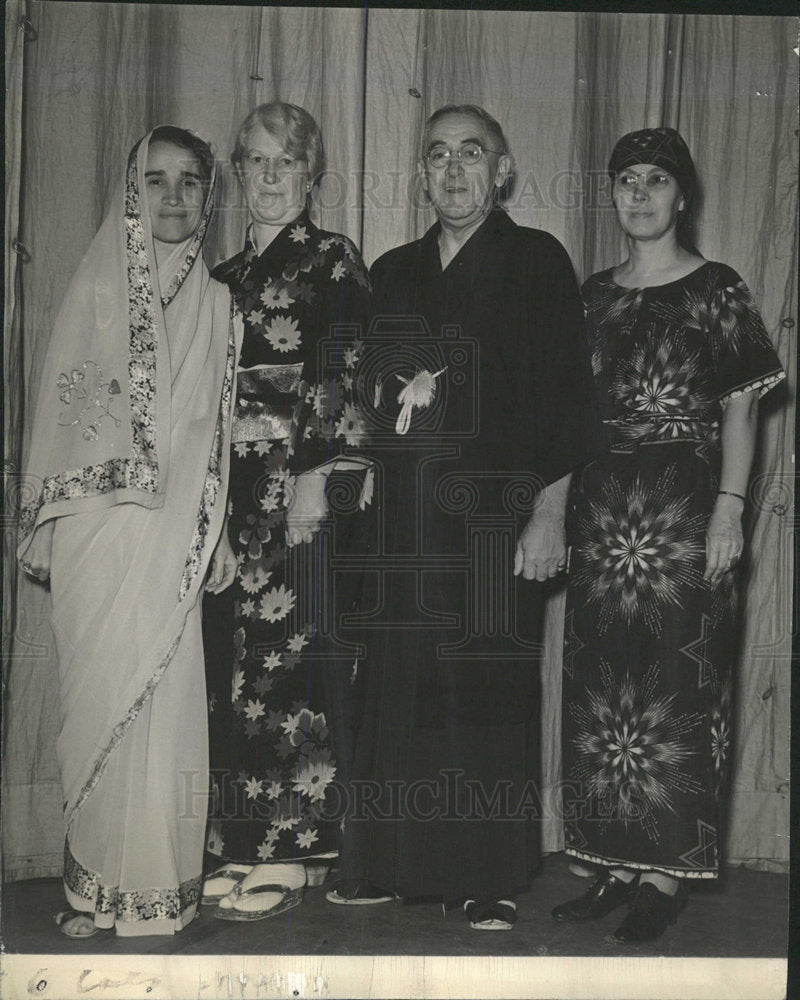 1938 Press Photo Christian Church Foreign Missionaries - Historic Images