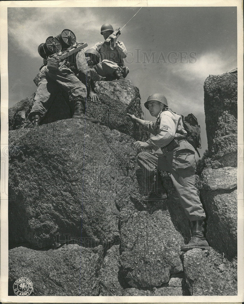 1946 Press Photo Camp Carson Colorado Air Corps North - Historic Images