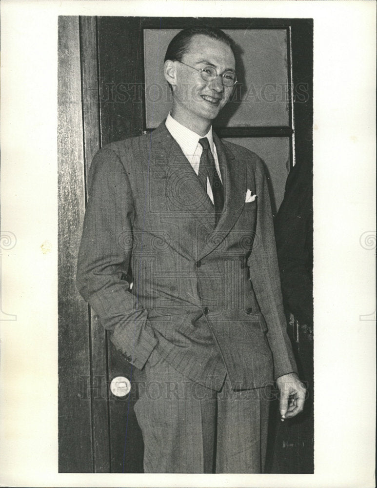 1935 Press Photo Henry Rogers Jr son Oil Millionaire - Historic Images