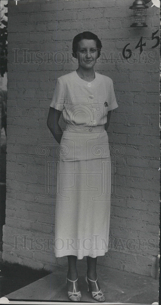 1936 Press Photo Mrs Thorp Jr - Historic Images