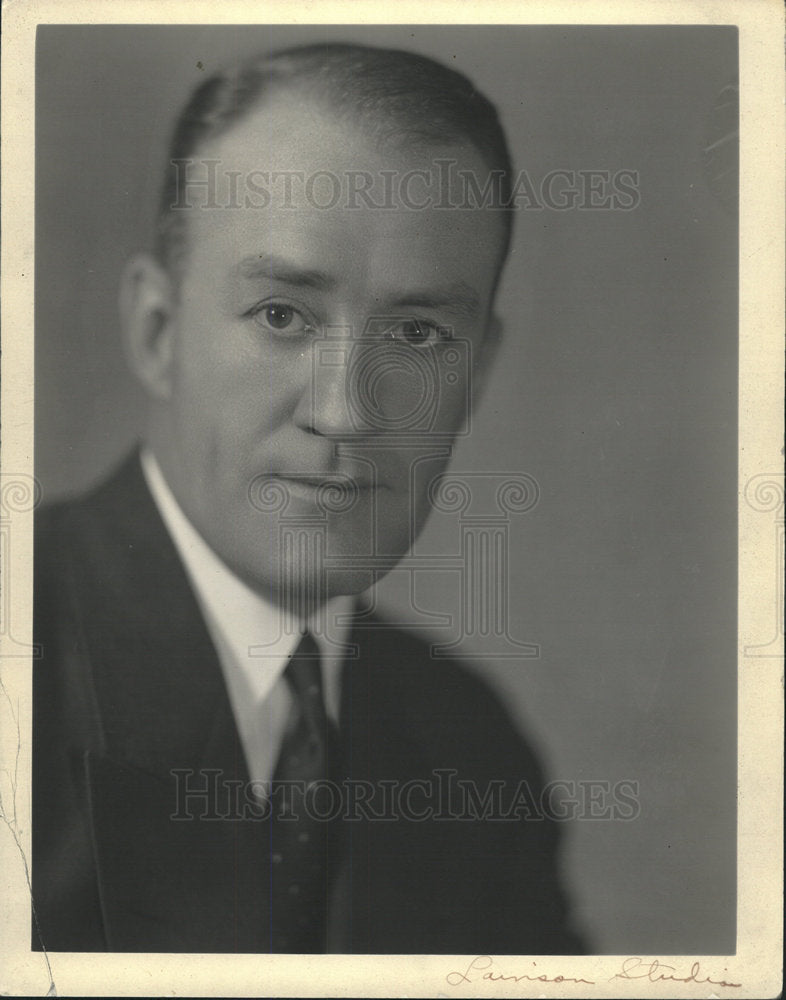 1933 Press Photo H.C.Ban Schaack, Strategy Board member - Historic Images