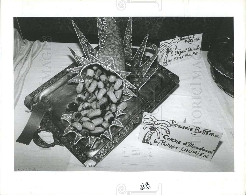 1981 Press Photo Culinary Competition Show Amelia Davis - Historic Images