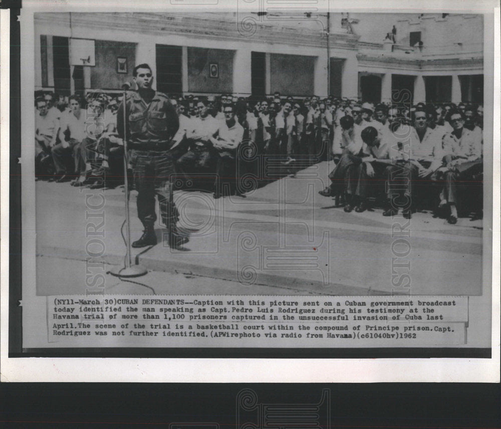 1962 Press Photo Pedro Luis Rodriguez Cuban government - Historic Images