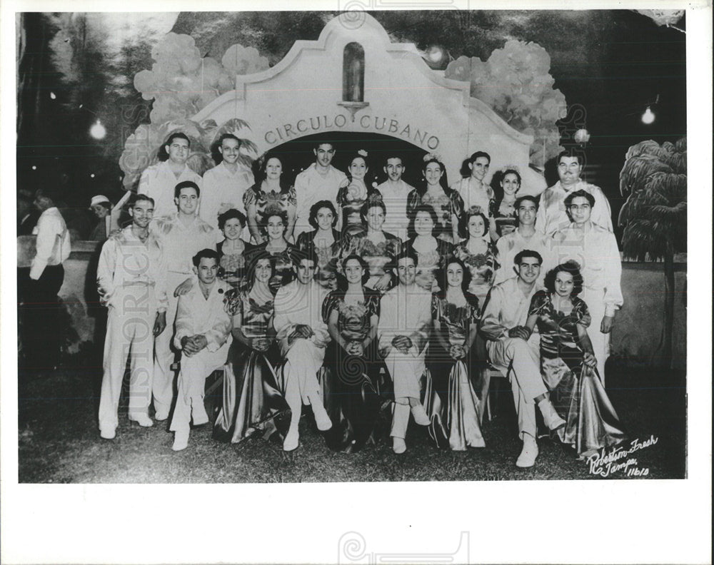 Press Photo Cuban Club Group Picture &quot;Cop and a Half&quot; - Historic Images