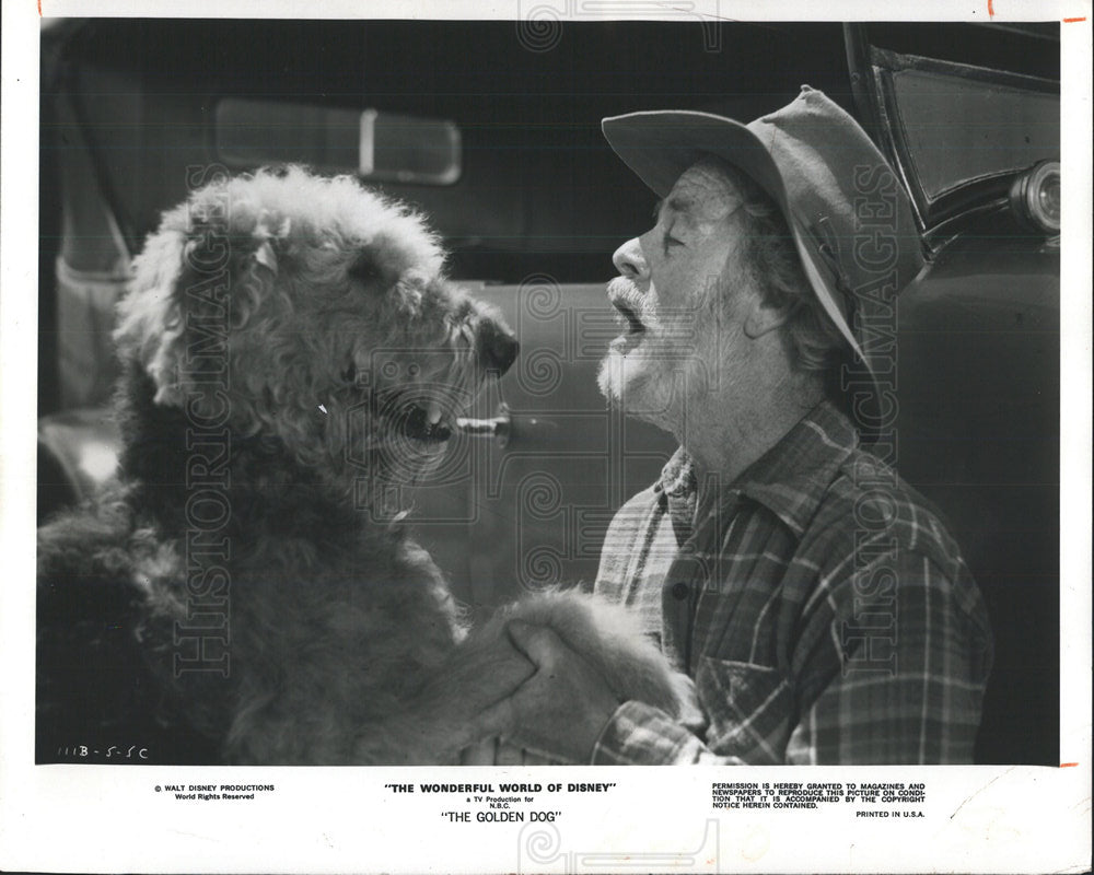 1977 Press Photo Paul Brinegar The Golden Dog - Historic Images