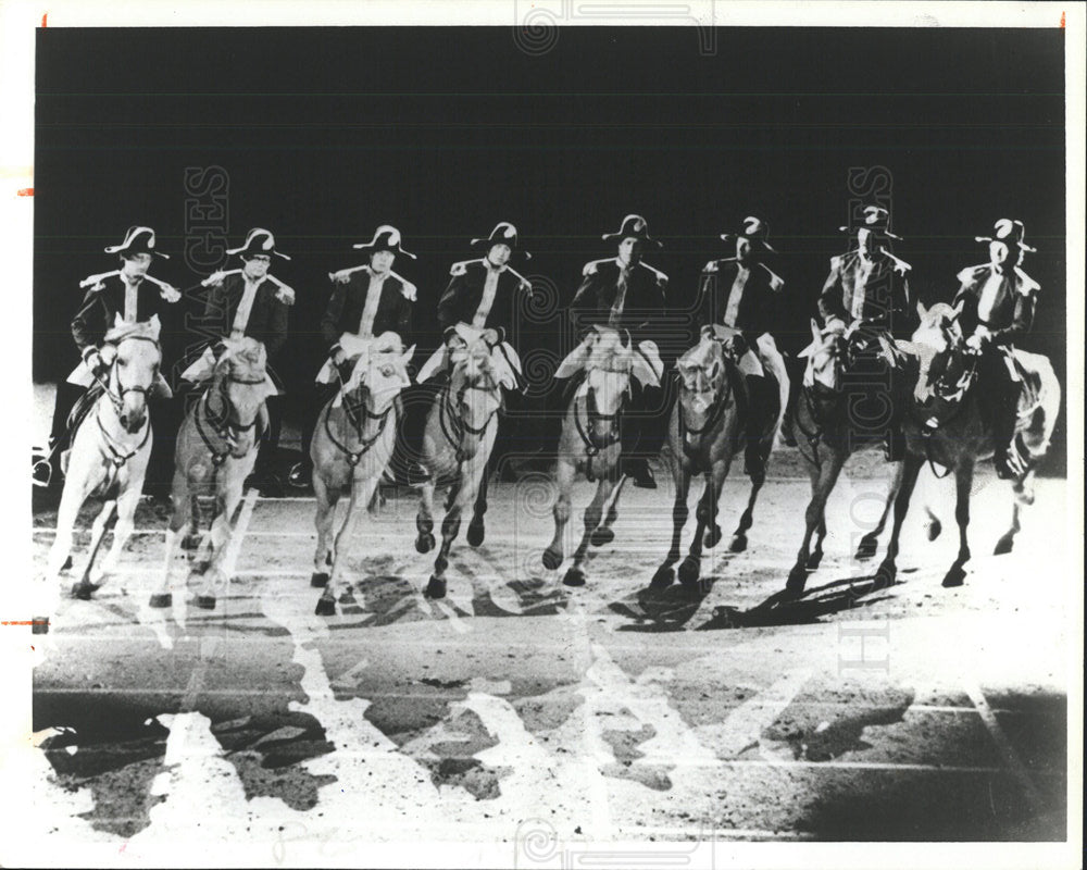 1985 Press Photo Royal Lipizzan Stallion Show - Historic Images