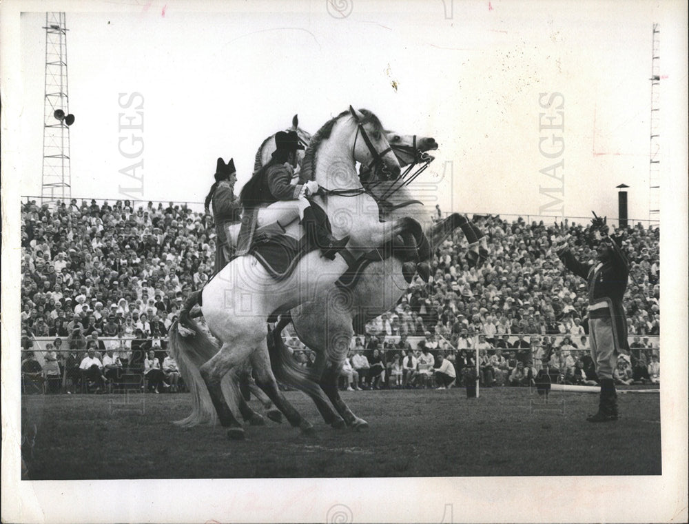 1969 Press Photo Royal Lipizzan Stallion Show - Historic Images