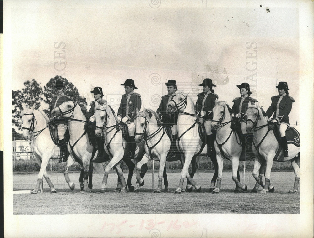 1973 Press Photo Royal Lipizzans Stallions Show - Historic Images