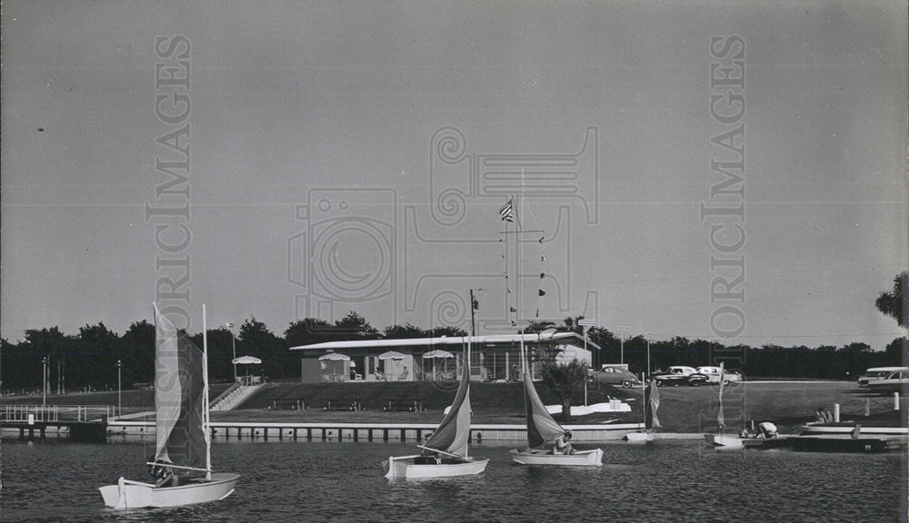 Press Photo closeup Port Malabar Yacht Club new - Historic Images