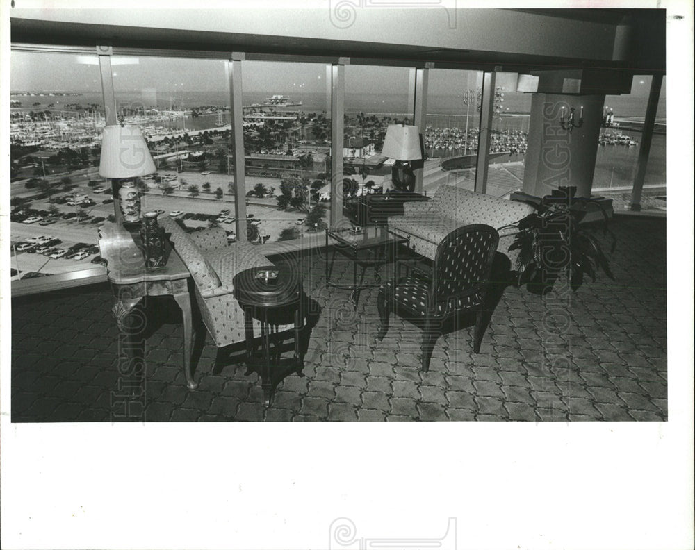 1985 Press Photo Presidents Club private dining club - Historic Images