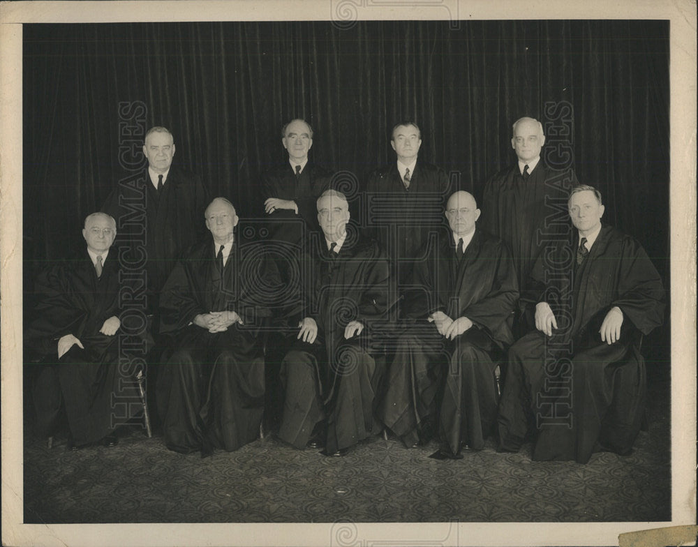 1947 Press Photo members United States Supreme Court - Historic Images