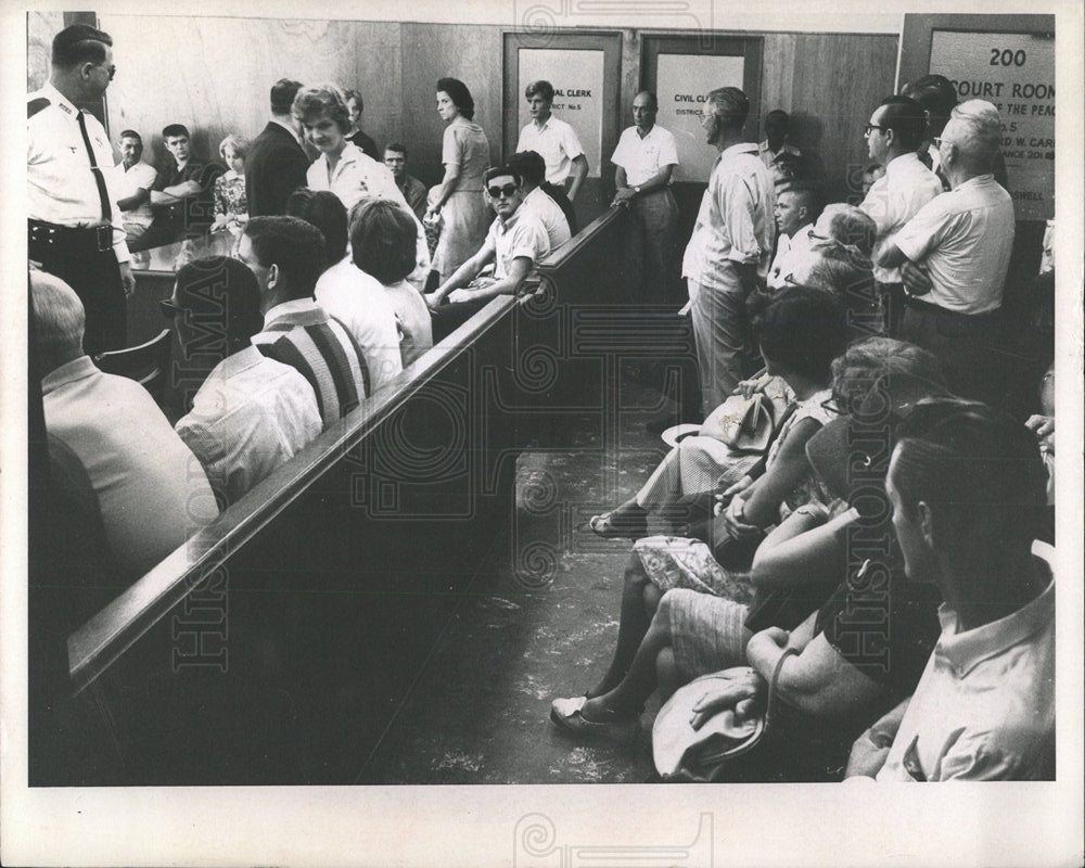 1966 Press Photo JP Courtroom St. Petersburg County - Historic Images