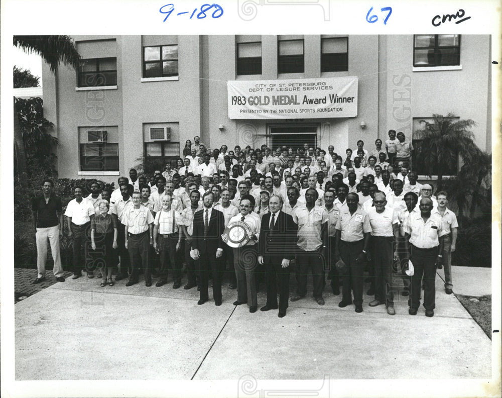 1983 Press Photo St. Petersburg Leisure Services Dept. - Historic Images