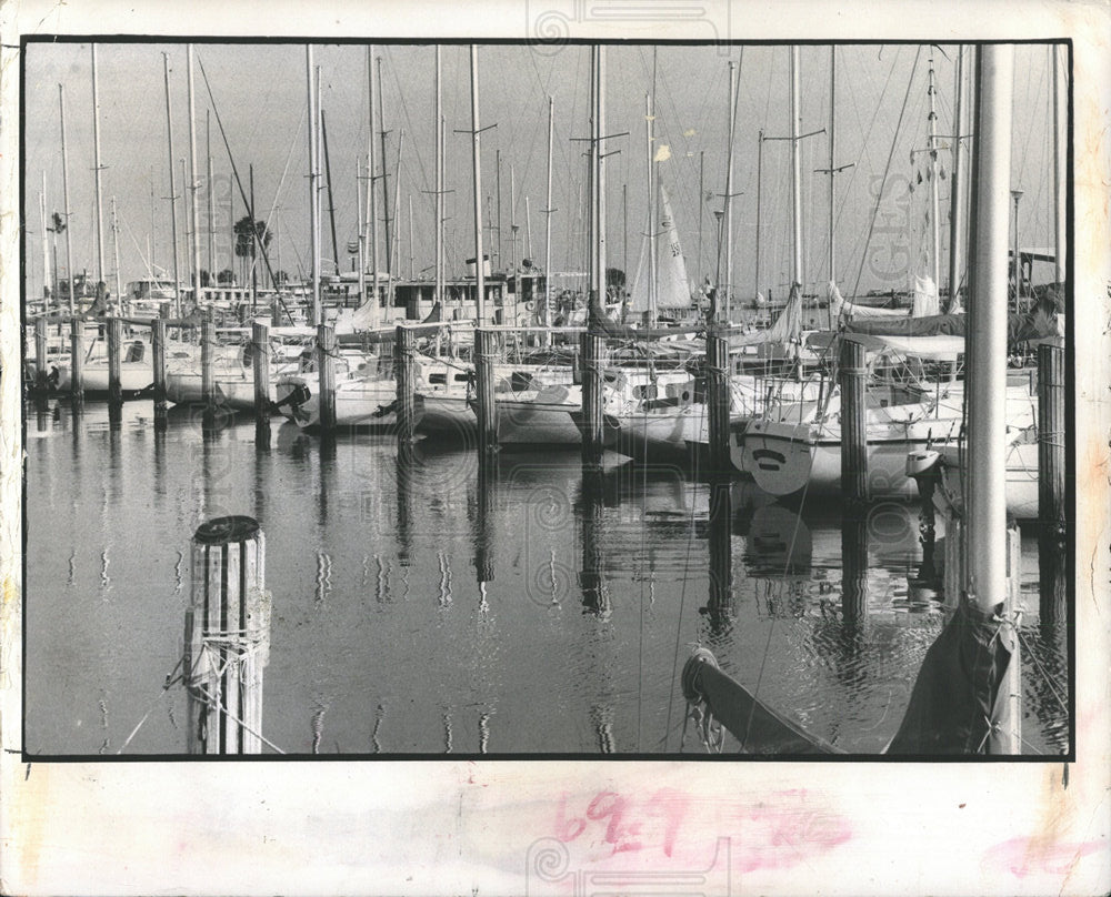 1974, Boat Slips St Petersburg Marina - RRX91519 - Historic Images