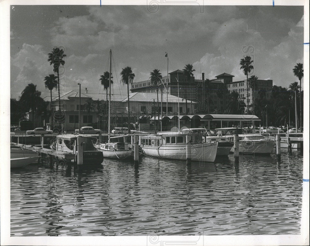 1964 Press Photo St Petersburg Municipal Marina - Historic Images