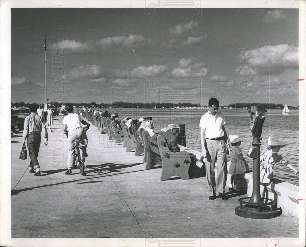 1956 Press Photo St Petersburg Municipal Pier - Historic Images