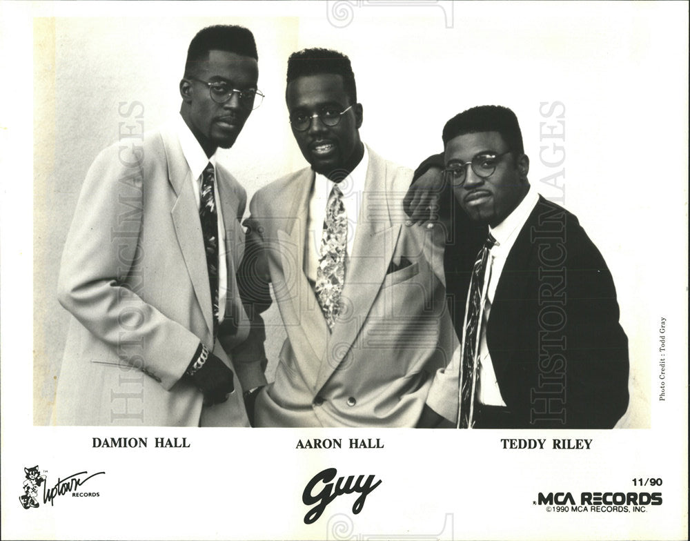 1990 Press Photo Guy hip hop R&amp;B soul band jack swing - Historic Images