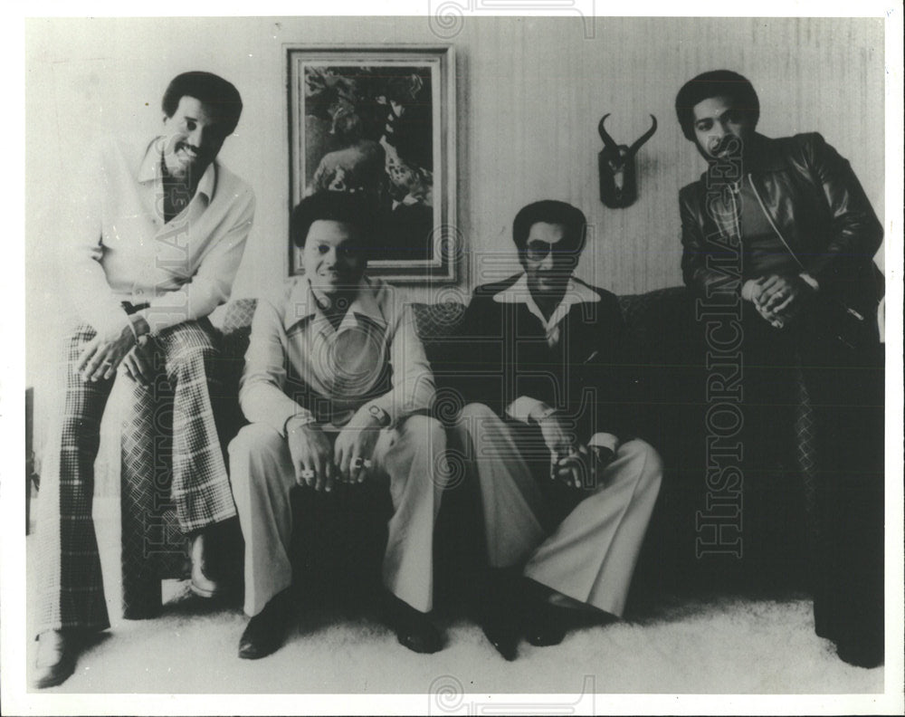 1980 Press Photo Music Group Four Tops - Historic Images