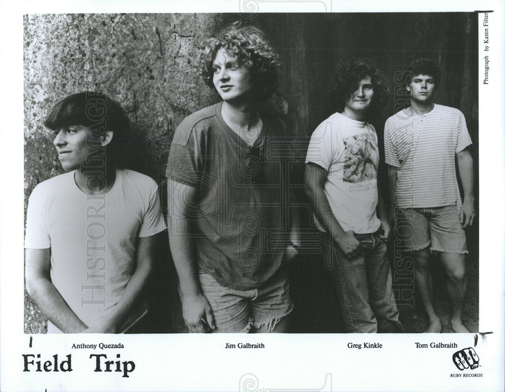 1989 Press Photo Music Group Field Trip - Historic Images