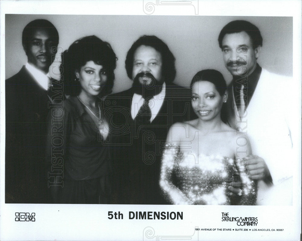 1981 Press Photo 5th Dimension - Historic Images